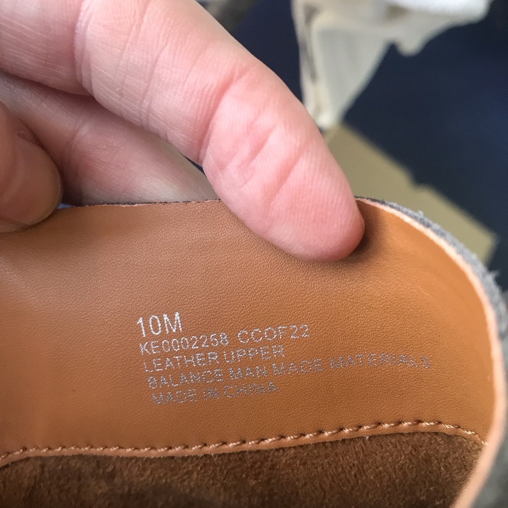 Kork-Ease Challis Dark grey leather Dr suede mules clogs Size 10 in‎ box - Picture 12 of 12